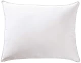 AmazonBasics Deluxe Down-Alternative Pillow with Cotton Shell - Firm Density, King