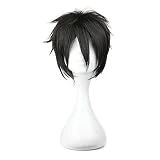 COSPLAZA Cosplay Wigs Short Party Hair Black Boy Male Games Movie Anime Synthetic Wig