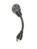 Andrew 1 FT 30 AMP Heavy Duty NEMA L6-30 Plug to 14-50 Receptacle Adapter Cord for TESLA Model S, Model X, Model 3, Model Y