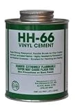 HH-66 PVC Vinyl Cement with Brush 16 Ounce by HH-66 PVC Vinyl Cement