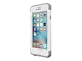 Lifeproof NÜÜD SERIES iPhone 6s ONLY Waterproof Case - Retail Packaging - AVALANCE (BRIGHT WHITE/COOL GREY)