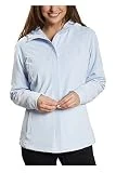 Kirkland Signature Ladies' Water-Repellent Wind Resistant Softshell Jacket (L, Light Blue)