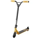Albott Pro Scooters for Kids Trick Scooter Freestyle Entry Level Stunt Scooters for Kids 8 Years and Up for Skatepark Street Tricks(Gold)