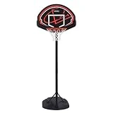 Lifetime 90022 32' Youth Portable Basketball Hoop, Red/Black