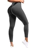 SEASUM Women Scrunch Butt Leggings High Waisted Ruched Yoga Pants Workout Butt Lifting XL