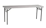 Office Star Resin Multipurpose Rectangle Table, 5.87-Feet Long