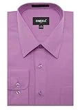 Men's Regular Fit Dress Shirt w/Pocket 16-16.5 Neck-32/33Sleeve (L) Lilac