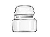 Libbey Storage Glass Jar with Lid, 15 Ounce - 12 per case.