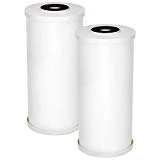 AQUA CREST FXHTC 5 Micron 10' x 4.5' Whole House Big Blue Sediment Replacement Water Filter for GE FXHTC, American Plumber WRC25HD, GXWH35F, GNWH38S, Pack of 2