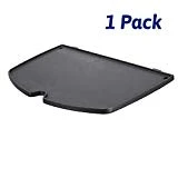 Utheer 6559 Grill Parts Cooking Griddle Cast 15.3 x 10.8 Inch for Weber Q200, Q220, Q240, Q260, Q2000, Q2200, Q2400 Series Weber Gas Grills Accessories, Matte Cast Iron