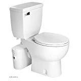 SANIFLO SANIACCESS 2 UPFLUSH MACERATOR PUMP + ROUND TOILET KIT, WHITE FINISH