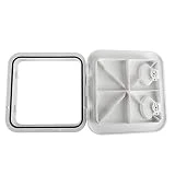 HYDDNice Marine Boat Deck Access Hatch & Lid 14-3/4' Length X 14-1/2' Width (375MMX 370MM)