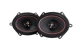 MB Quart RK1-168 Reference Car Speakers (Black, Pair) – 5x7-6x8 Inch Coaxial Speaker System, 200 Watt, 2-Way Car Audio, 4 OHMS (Grills Not Included)