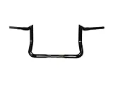 Dominator Industries 1 1/4' Gloss Black 8' Meathook Monkey Bar Ape Hangers Handlebars 1996-2018 Harley-Davidson Bagger Electra & Street Glide With Or Without ABS & Heated Grips.
