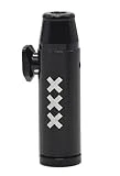 iSnuff Snuff Bullet Sniffer Snorter Dispenser (Metal) Black Amsterdam Style Rocket Bullet Sniffer Snorter