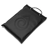 Aqua Quest Storm Laptop Sleeve - 100% Waterproof, Lightweight, Durable, Padded Case - Protective Computer Pouch Cover Bag - 17' Black