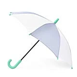 Hipsterkid Child Size Umbrella, in Grey and White.