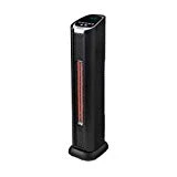 Lifesmart 24' 2 Element Quartz Infrared Electric Portable Tower Heater & Fan