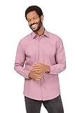 Chef Works Men's Chambray Shirt, Dusty Rose, Large