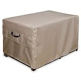 ULTCOVER Patio Deck Box Storage Bench Cover - Waterproof Outdoor Rectangular Table Cover 54 x 28 inch