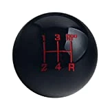 DEWHEL Fing Fast Shift Knob 5 Speed Short Throw Shifter M12x1.25 M10x1.5 M10x1.25 M8x1.25 Black
