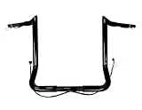 Dominator Industries 1 1/4' PRE-WIRED 14' Meathook Monkey Bar Ape Hangers Handlebars 2014-2020 Harley-Davidson Bagger Electra & Street Glide Special Ultra Limited & Low (Gloss Black)