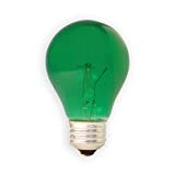 GE 16553 25-Watt Party Light Bulb, Green, 3-Pack