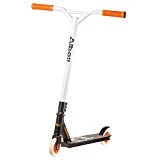 Albott Pro Scooters Stunt Scooter - Complete Trick Scooters Beginner Freestyle Sports Kick Scooter with Fixed Bar Scooter for Kids 8 Years and Up,Boys,Teens,Adults（Orange
