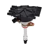 A-Team Performance Complete Distributor Compatible with Chevy GM EFI VORTEC 1996-2002 Small Block 5.0L 5.7L 305 350 Tahoe C1500 K1500 C2500 K2500 Black Cap