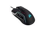 CORSAIR Glaive PRO - RGB Gaming Mouse - Comfortable & Ergonomic - Interchangeable Grips - 18,000 DPI Optical Sensor - Aluminum