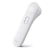iHealth No-Touch Forehead Thermometer, Digital Infrared Thermometer for Adults and Kids, Touchless Baby Thermometer with 3 Ultra-sensitive Sensors, Large LED Display and Gentle Vibration Alert (PT3)