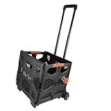 Pack-N-Roll 85-015-917 85-015 Grand Fold Up Portable Dolly, 150lbs Capacity, Black