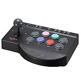 PXN 0082 Arcade Stick PC Street Fighter USB Arcade Stick for PS3/ PS4/ Xbox One/Switch/Window PC