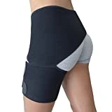 Hip Brace - Groin Support for Sciatica Pain Relief Thigh Hamstring Quadriceps Hip Arthritis - Best Compression Groin Wrap for Pulled Muscles Hip Flexor Joint Pain - Sciatica Brace SI Belt Men Women