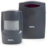 Ideal Security SK602G QH Wireless Motion Package Battery-operated & Weatherproof - 1 Sensor and 1 Alarm, Grey