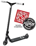 Fuzion Z250 Pro Scooters - Trick Scooter - Intermediate and Beginner Stunt Scooters for Kids 8 Years and Up, Teens and Adults - Durable Freestyle Kick Scooter for Boys and Girls (2020 - Black)
