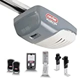 Genie Model 3042-TKH SilentMax 1000 3/4 HPC Belt Drive Added Wireless Keypad Garage Door Opener, 140 V DC Motor & C-Channel Rail System