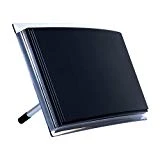 GE Black Indoor TV Antenna, Perfect Home Decor Long Range Antenna, Digital, HDTV Antenna, Smart TV Compatible, 4K 1080P VHF UHF, 6ft Coaxial Cable, Amplifier, Signal Booster, 34134