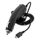 Car Charger Adapter Micro USB for ATT LG B470 LGB470 GoPhone, Xpression 2 C410 Built-in (byGalaxy)