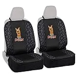 BDK Scooby Doo All-Protect Front Car Seat Cover (2 Pieces) – Waterproof Material with Universal Fit for Sedan, Truck and SUV
