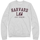 Harvard Law Just Kidding: Unisex Gildan Crewneck Sweatshirt