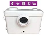Silent Venus Upflush Systems, White Toilet Macerator Pump for Full Bathroom Anywhere