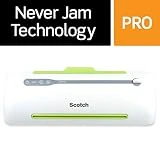 Scotch PRO Thermal Laminator, Never Jam Technology Automatically Prevents Misfed Items , 2 Roller System (TL906)
