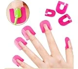 Lucktao 26Pcs/Pack Nail Protector Nail Polish Tips Form Pro Uv Gel Plastic Nail Gel Forms Nail Art