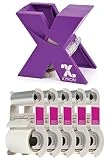 Xyron Acid-Free Permanent Adhesive Refill Cartridge for The XRN150 1.5-inch X Sticker Maker, 20-feet Each, 5 Pack (100-feet Total) Sticker Maker Machine XRN150 X 1.5 inch