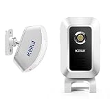 KERUI Wireless Split Welcome Motion Sensor Alert Alarm System Doorbell Door Bell with Long Range Receiver and Transmitter Home or Office Security Protection for Front Doors Entryways Garages