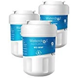 Waterdrop MWF Refrigerator Water Filter, Compatible with GE SmartWater MWF, MWFINT, MWFP, MWFA, GWF, HDX FMG-1, GSE25GSHECSS, WFC1201, RWF1060, 197D6321P006, Kenmore 9991, r-9991, NSF 42, Pack of 3