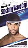 Dream, Boo Boo STOCKING WAVE CAP, Wire Eastic Band (Item #045 Black)