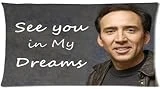 Nicoge Custom Nicolas Cage Pillowcase Standard Size Design Cotton Pillow Case P-170 20'x30' Inch