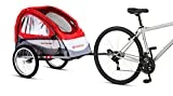 Schwinn Trailblazer Single Bike Trailer with Quick-Release Wheels, 16' Wheels